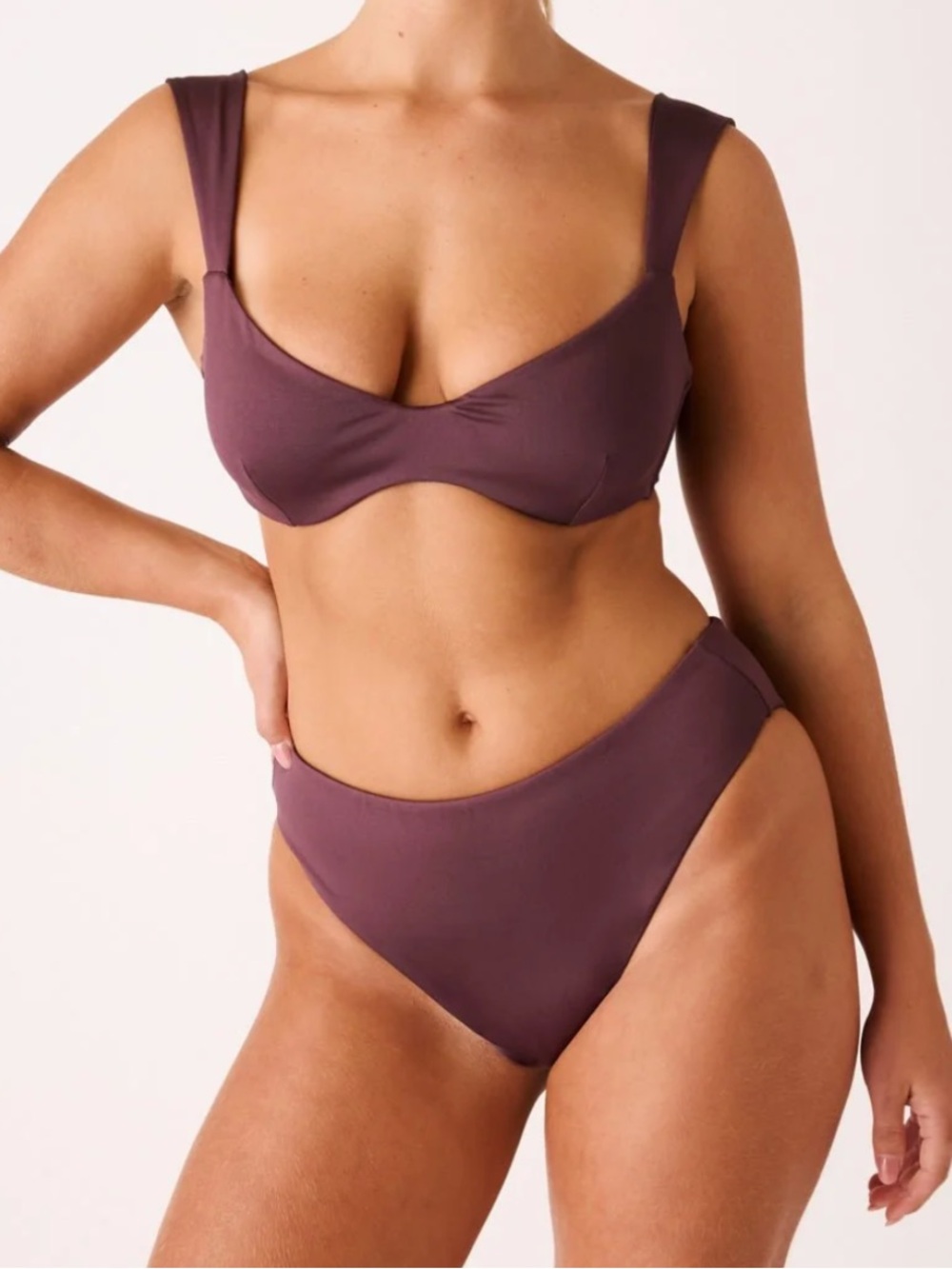 Londre high leg scrunch swimsuit bottoms